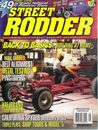 STREET RODDER 1998 MAY - BEAD FORMING, FRONT-END BASICS, HOW TO PIN STRIP